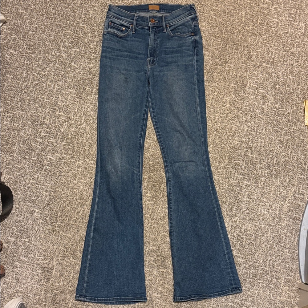 MOTHER Blue Flare Jeans